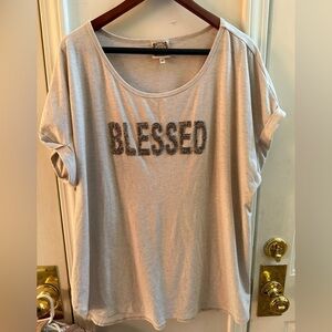 Truself Blessed Short Sleeve Tee Shirt
